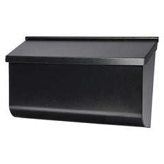 Gibraltar Mailboxes Woodlands Medium Capacity Galvanized Steel Black, Wall-Mount Mailbox, L4010WB0,Textured Black L4010WBAM