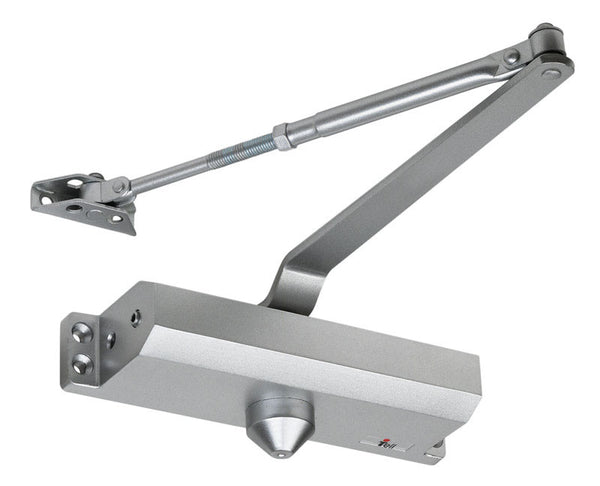 Tell Manufacturing DC100022 12644 Commerical Aluminum Door Closer, Grade 1, Size 4