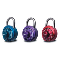 Master Lock, Llc 1530Dcm Numeric Combination Locks, Steel Shackle, Assorted Random