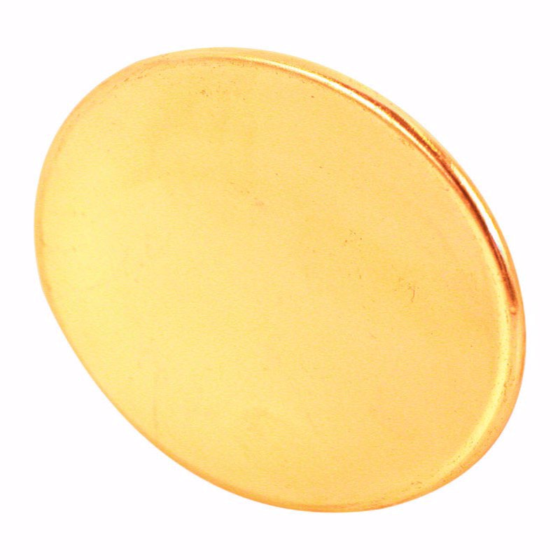 Prime-Line Products N 6755 Bi-Fold Door Pull Knob with Screws, 1-3/4-Inch, Brass,(Pack of 2)
