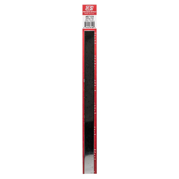 K&S Strip 0.018" X 3/4"W X 12" L Stainless Steel - 430 Carded 87159