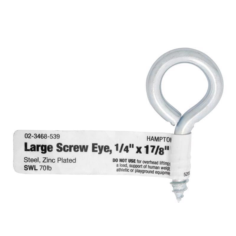 Hampton SCREWEYE LG 1/4'' X1-7/8 MfrPartNo 02-3468-539