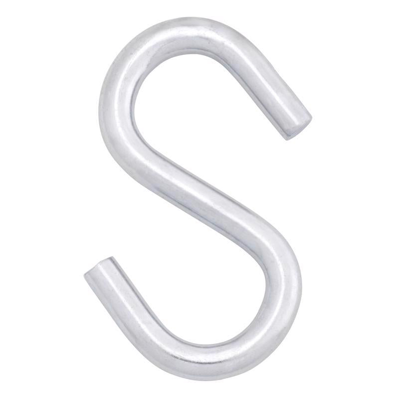Hampton Medium Zinc-Plated Silver Steel 3.25 in. L S-Hook 240 lb. 1 pk