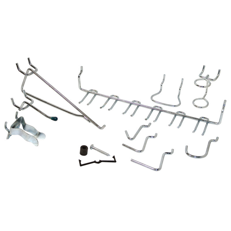 CRAWFORD PROD DIV OF JARDEN SAFETY, Assorted 1851A 47-Piece Peg Hook, Size