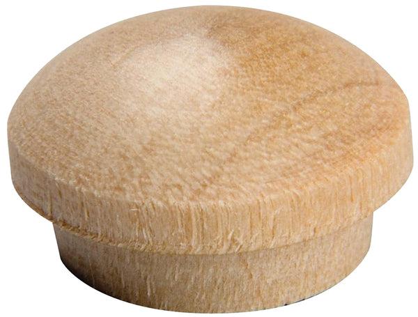 Grand River Wood Products Waddell 8400.25 OAK CS Screw Hole Button, Oak Wood