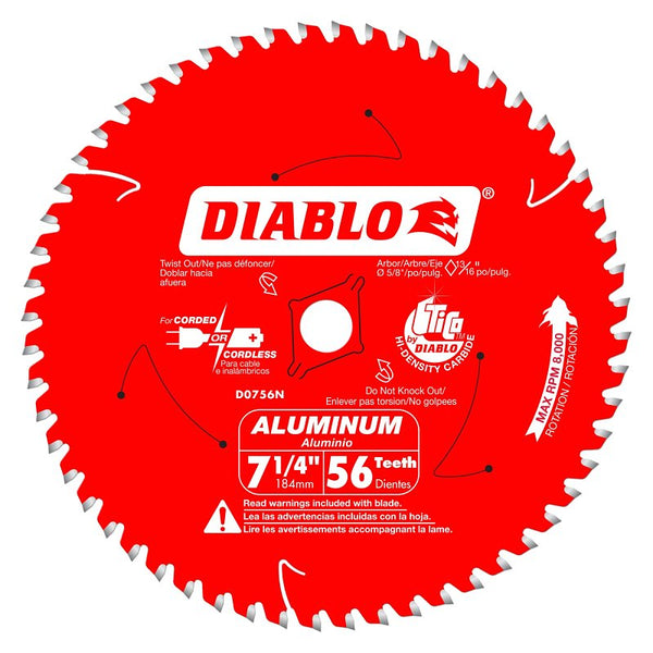 Freud Diablo Cutting Saw Blade D0756N