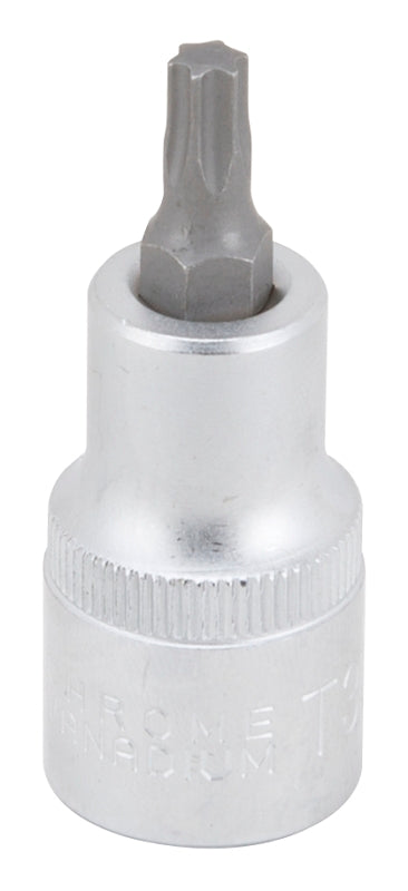Mintcraft Vulcan 3505012114 Fractional Star Bit Socket, T30 Tip, Chrome