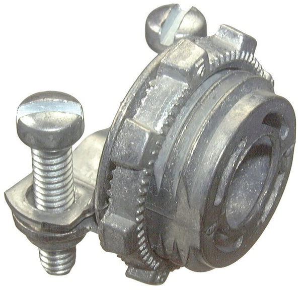 Halex, 3/8 in. Flexible Metal Conduit (FMC) Combination Clamp Connector , 20570, 5 per pack