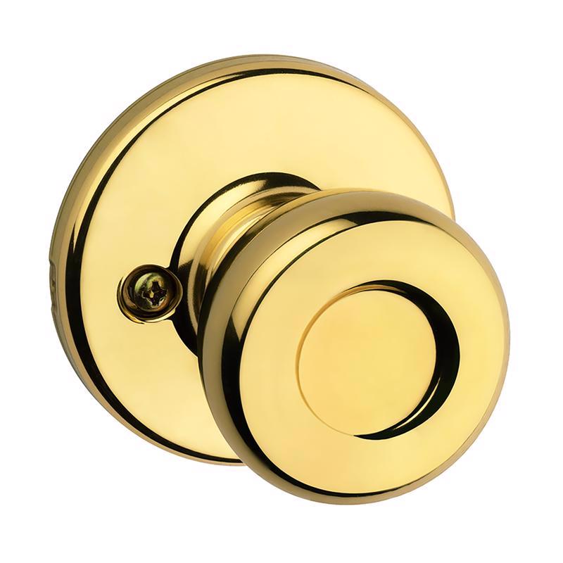 Kwikset 94880-363 Polished Brass Tylo Dummy Knob Set
