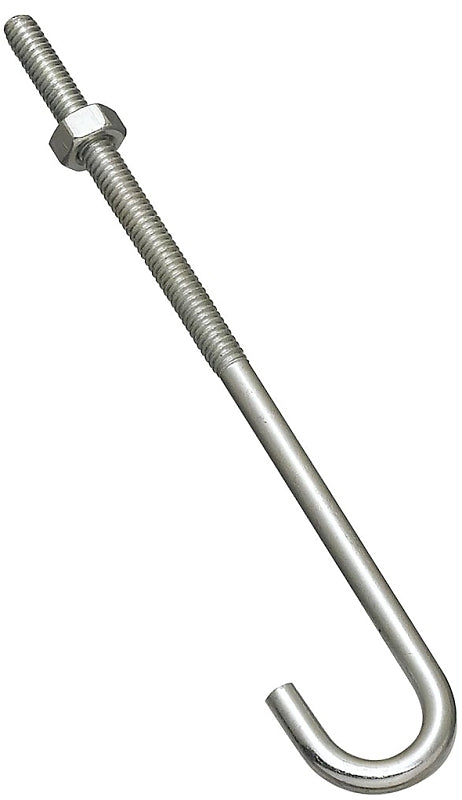 National Hardware N232-900 2195BC J Bolt in Zinc plated,1/4" x 6"
