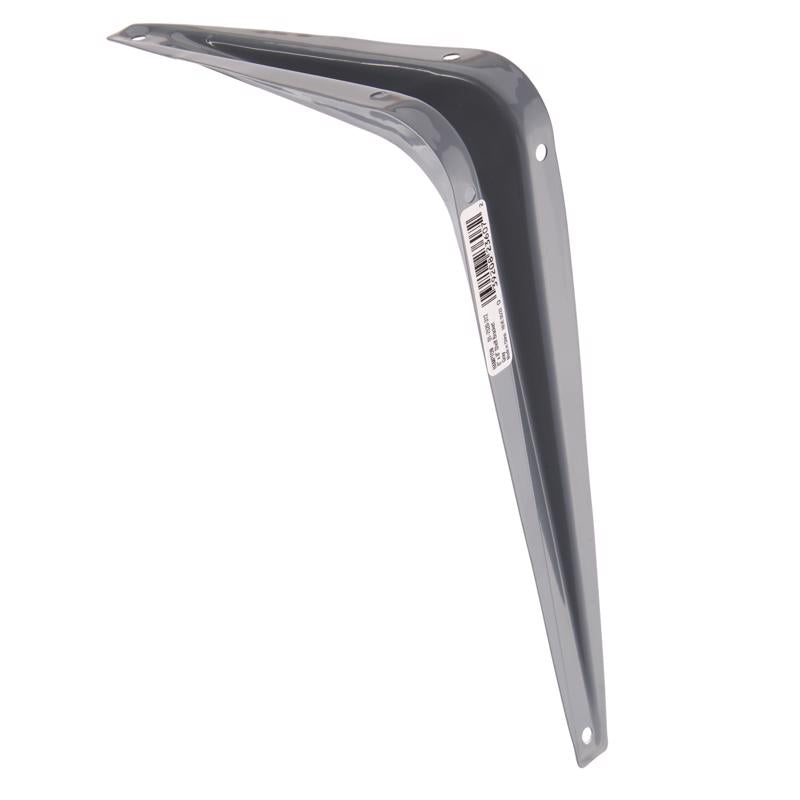 Hampton 5294137 6 in. & 100 lbs 18 Gauge Gray Steel Shelf Support - Pack of 10