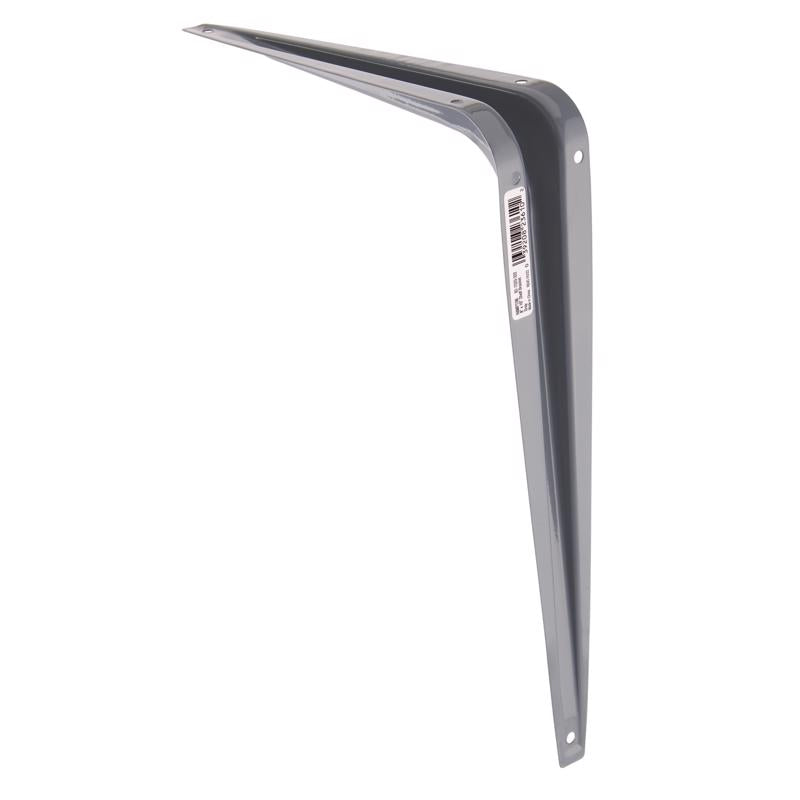 Hampton 5294186 8 in. & 100 lbs 18 Gauge Gray Steel Shelf Support - Pack of 10