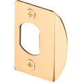 Prime-Line E 2349 Standard Door Strike, Brass Plated, Poly Bag with UPC (Single Pack)