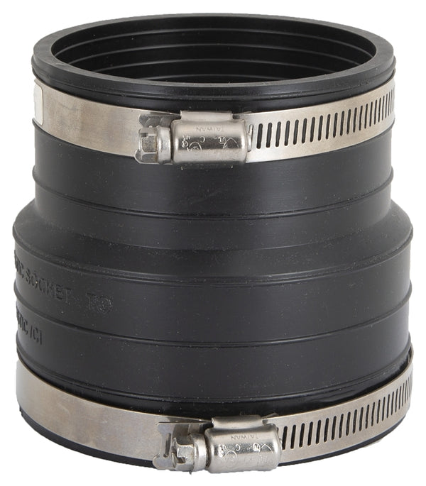 WORLDWIDE SOURCING KJ-013 Flexible Pipe Coupling, 3 in, Socket, 3"