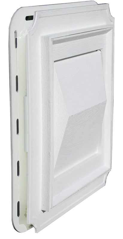 Builder's Best 111716 Vent Hood, for Use with J-Block Dryer, Plastic, White