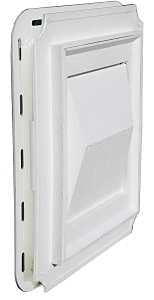 Builder's Best 111716 Vent Hood, for Use with J-Block Dryer, Plastic, White