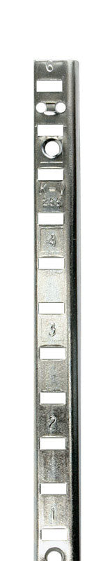 Knape & Vogt Steel Heavy Duty Shelf Pilaster 60 in. L 250 lb.