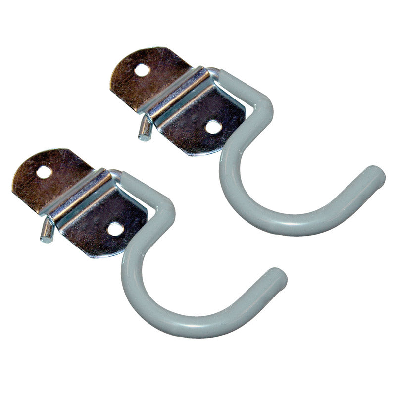 Crawford Products SS29 Handle Holder Hook, Grey, Pack of 2