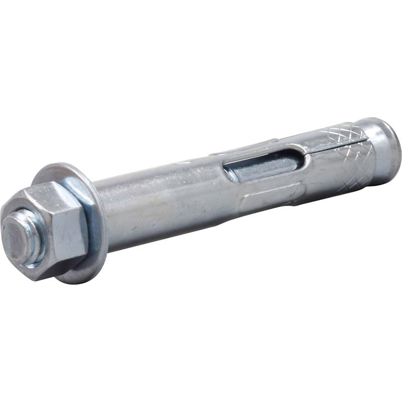 Hillman Lok/Bolt Sleeve Anchor 1/2 '' X 3 '' Hex Head 1-1/2 '' Zinc Plated Steel