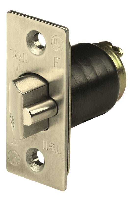 Tell Manufacturing CL100184 Guarded Cylindrical Stainless Steel Latchbolt, 2-3/8"