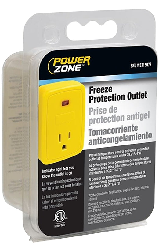 Power Zone Outlet Sngl W/Indicator Light ORFPO15