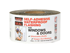 Tite Seal 4 in. W x 100 ft. L Rubber Self-Adhesive Waterproof Flashing Silver TS4100 (8-Pack)