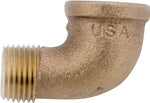 Anderson Metals 738116-08 1/2-Inch Low Lead Brass 90-Degree Angle Street Elbow