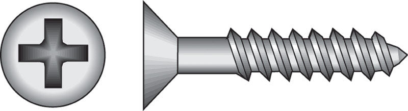 100PC 8X1 Cabinet Screw