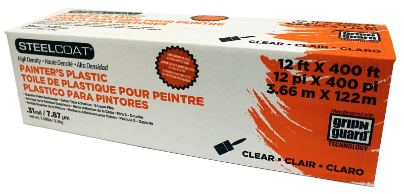 PETOSKEY 12x400 Steel Coat Painters Plastic