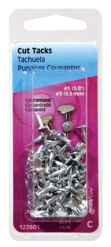 The Hillman Group 122604 Galvanized Cut Tack Number 8, 1.75-Ounce