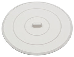 DANCO Flat Suction Sink Stopper, 5 Inch, White, 1-Pack (89042)