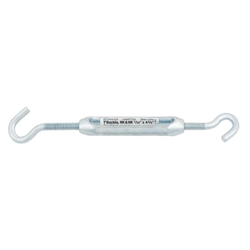 Hampton Turnbuckle L4-3/4'' 2-1/2'' 120 Lb Hook&Hook Boxed Al Body Stl Hooks