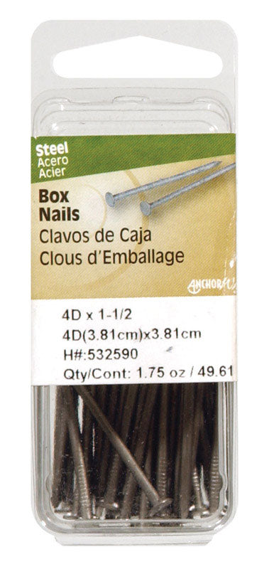 The Hillman Group 532590 Box Nails 4D, 1-1/2-Inch