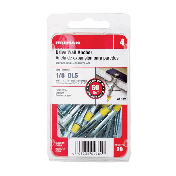The Hillman Group 41332 Drive Wall DLS Anchor, No Size, No Color