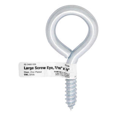 Hampton Screweye Lg 7/16''X3-7/8'' Steel Zinc-Plated 02-3468-559 (10-Pack)