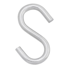 Hampton Medium Zinc-Plated Silver Steel 2.75 in. L S-Hook 160 lb. 20 pk 02-3483-828