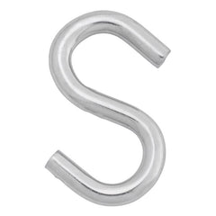 Hampton Small Zinc-Plated Silver Steel 2.5 in. L S-Hook 250 lb. 20 pk 02-3484-118