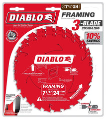 Freud D0724-3 Pack Card Diablo D0724X3