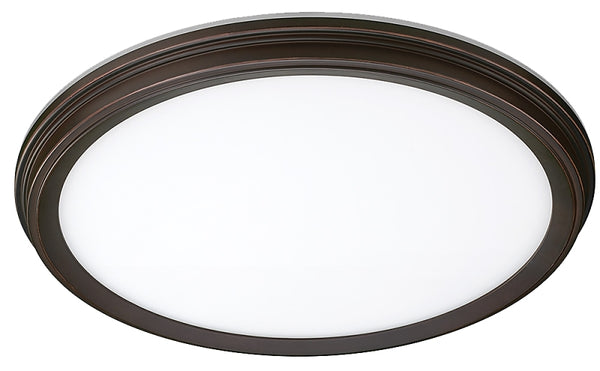 ETI 11 Inch LED Flush Mount Ceiling Light 14W with Night Light, Soft White, Bright White, Daylight Dimmable Beveled Edge Flat Panel Ceiling Light Oil Rubbed Bronze 1 Pack 56572115