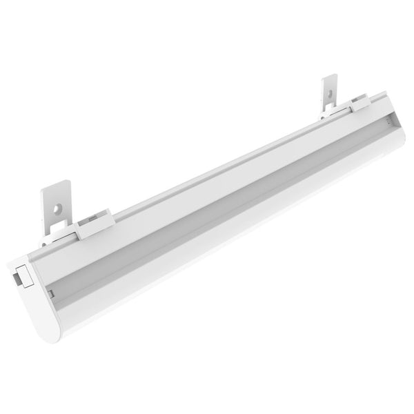 ETI SOLID STATE LIGHTING INC. 12 in. Plug-in LED Under Cabinet Light, 5 CCT 2700K 3000K 3500K 4000K 5000K, Dimmable Linkable 8W 500 Lumen Easy Installation for Kitchen, Office, and Workspaces B04015301A