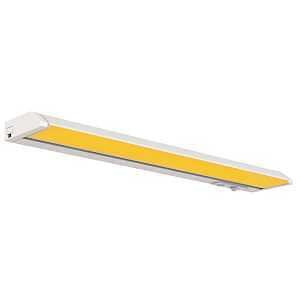 ETI SOLID STATE LIGHTING INC. 18 in. Plug-in LED Under Cabinet Light with 5 CCT, 750 Lumens 11W Amber Night Light Mode, Dimmable Adjustable Angled Lens-Ideal for Kitchen, Bedroom, and Workspace