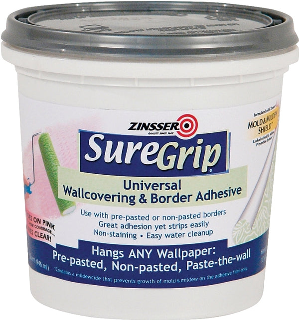 Zinsser SureGrip Universal Border Adhesive, Quart 2874