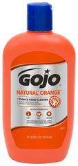 GOJO 095712EA Natural Orange Pumice Hand Cleaner, 14 oz Bottle