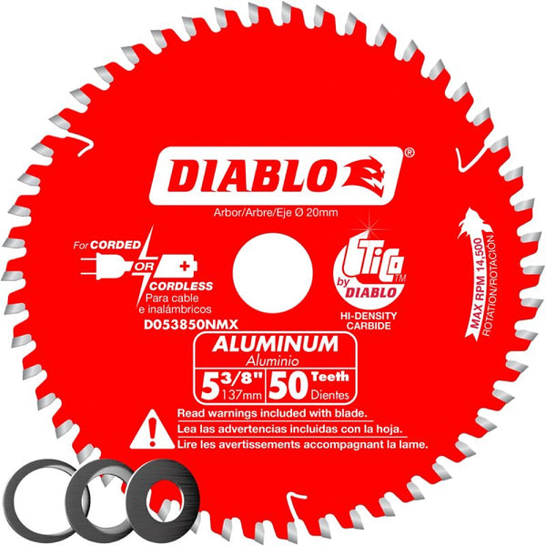 Freud-Diablo DB 5-3/8 X 50T Non-Ferro CSB MB, Multicolor, D053850NMX, One Size