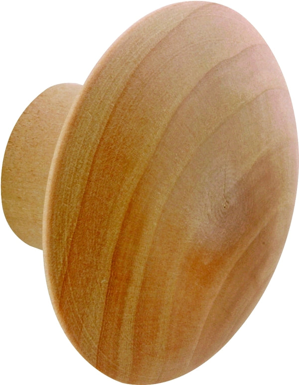 Prime-Line N 6756 1-3/4 In., Hardwood, Bi-Fold Pull Knob (Pack of 2)