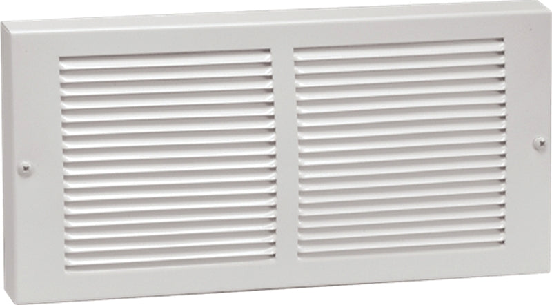 Imperial RG0033 Louvered Steel Painted Baseboard Return Air Grille, 14 x 6-Inch, White, 1-Pack