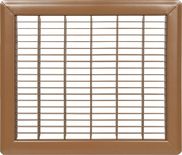 Imperial RG1199 Heavy Gauge Floor Return Air Grille, 8 x 14-Inch, Brown
