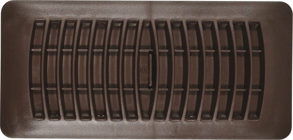 Imperial Manufacturing 2-1/4x12 Plastic Register Brown RG1451