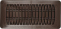 Imperial Mr. Heater 131901 Louvered Plastic Floor Register, 4x10 Inch, Brown RG1293