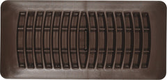 Imperial Mr. Heater 131901 Louvered Plastic Floor Register, 4x10 Inch, Brown RG1293